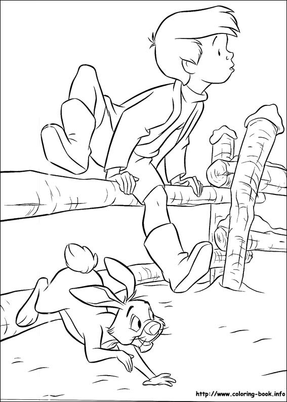 Winnie the Pooh coloring picture